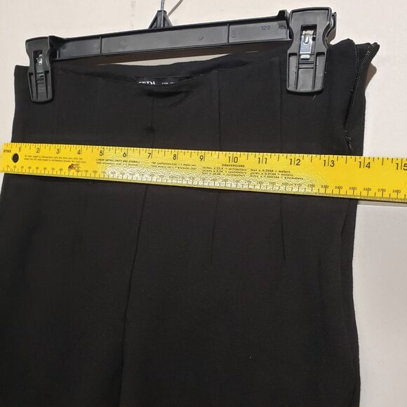 Zara Body Slimming Leggings Trousers Medium Black Side Zipper - Picture 7 of 8